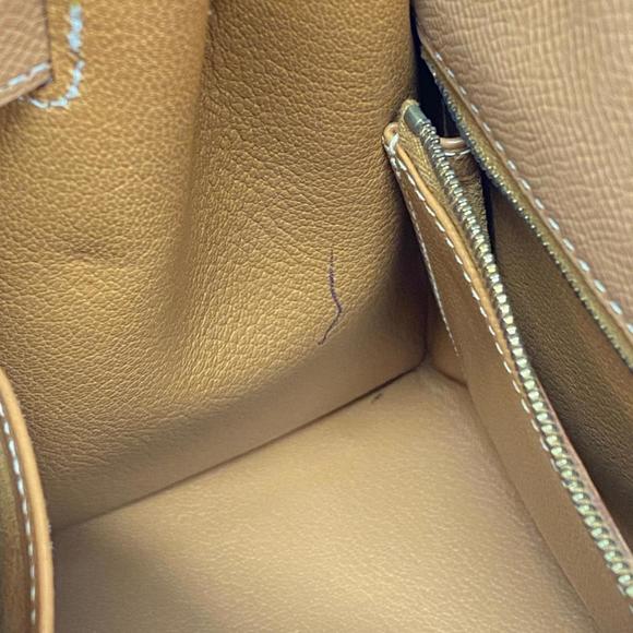 Hermes handbag Kelly 28 E stamp Cushvel natural ladies - Picture 10 of 15